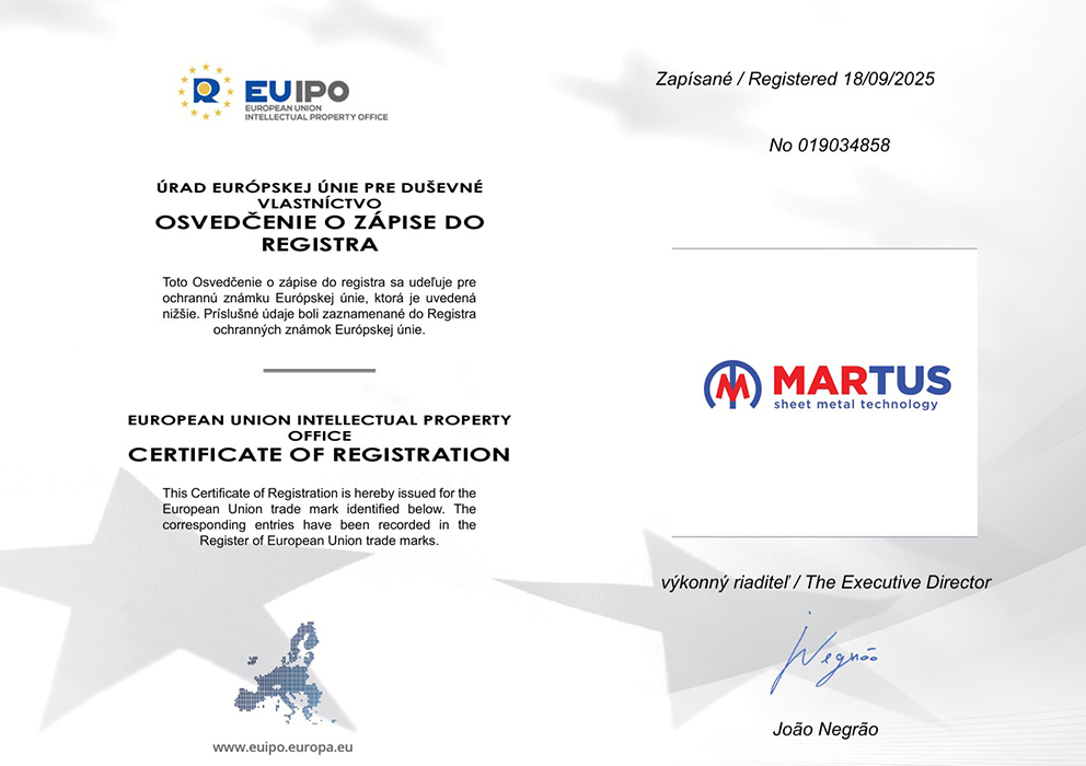 Osvedčenie o zápise do registra